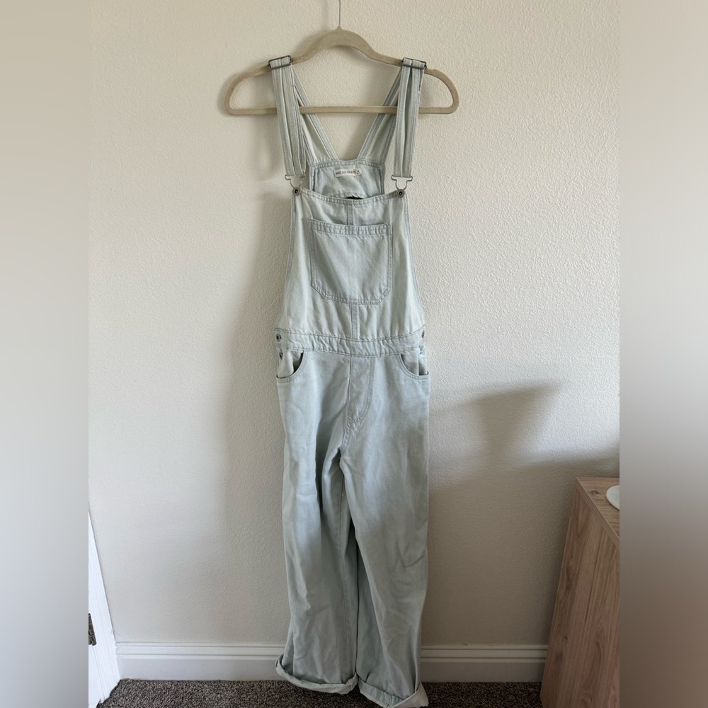 Women's Light Blue Denim Overalls
